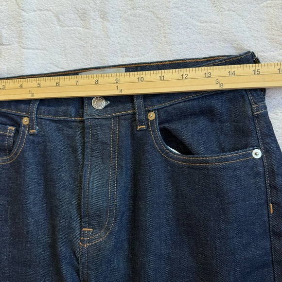 EVERLANE Dark Wash Skinny Leg Jeans Size 29 regular - Picture 5 of 15